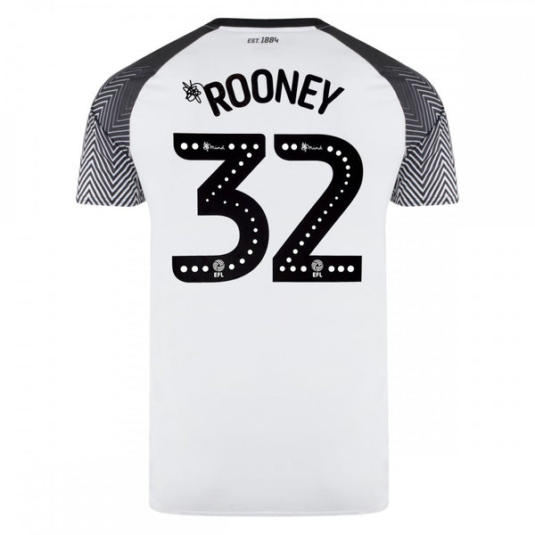 2019/2020 Umbro Wayne Rooney Derby Country Home Jersey Men Adult Fan Version