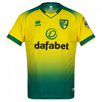 2019/2020 Errea Norwich City Home Soccer Jersey Men Adult Fan Version