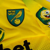 2019/2020 Errea Norwich City Home Soccer Jersey Men Adult Fan Version